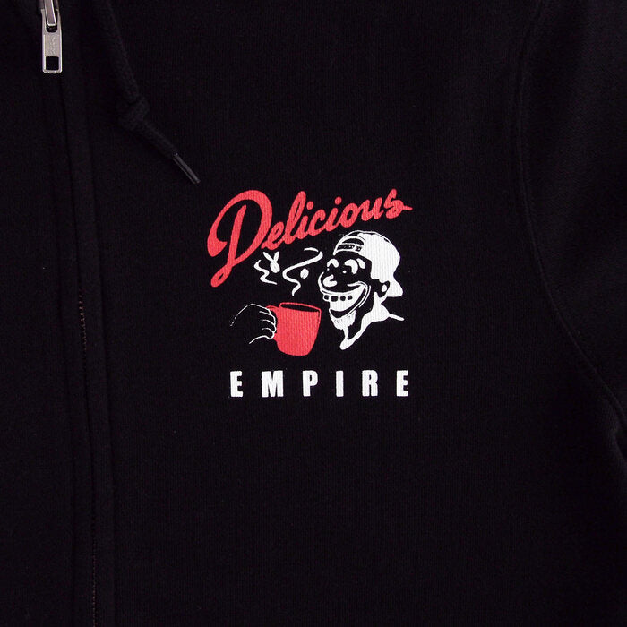 empire coffee stand Original 8.8oz Middle Weight Sweat Full Zip Parka (BK) S(送料込み）