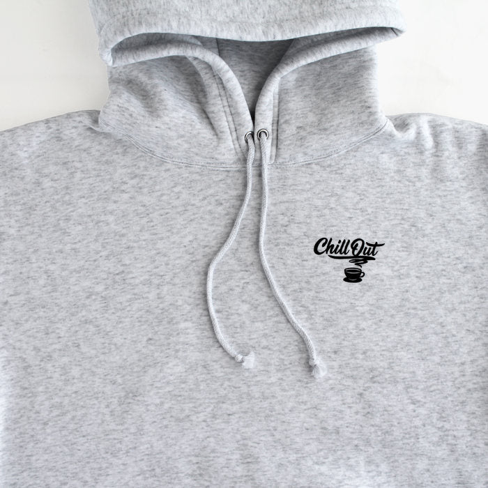 empire coffee stand original pullover hooded sweat Chill Out ASH (送料込み）